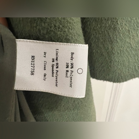 Mural Duster Green Coat - Picture 3 of 7